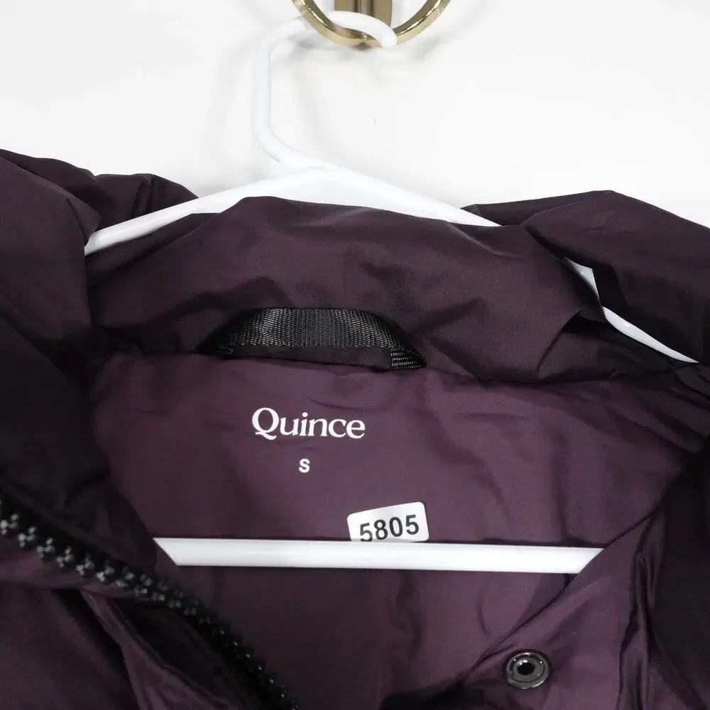 Damaged Women's Small Quince Responsible Down Puffer Jacket Orchid Purple $150